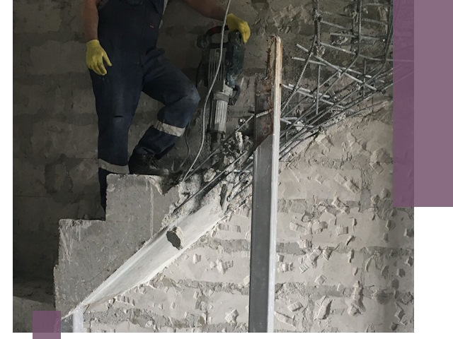 Демонтаж металлических и бетонных лестниц в Стерлитамаке