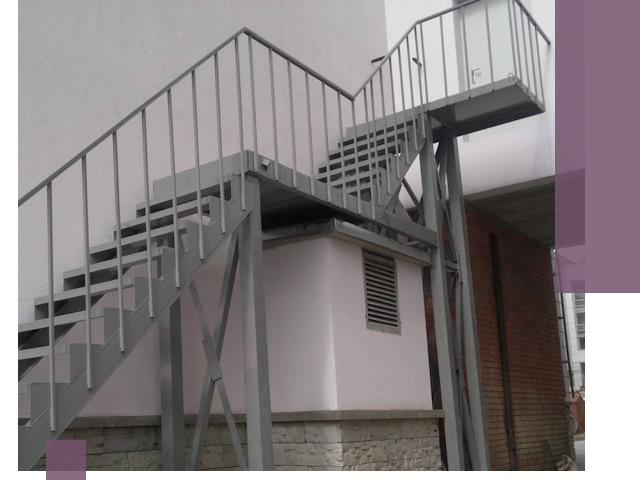 Монтаж пожарных лестниц под ключ в Стерлитамаке с гарантией качества