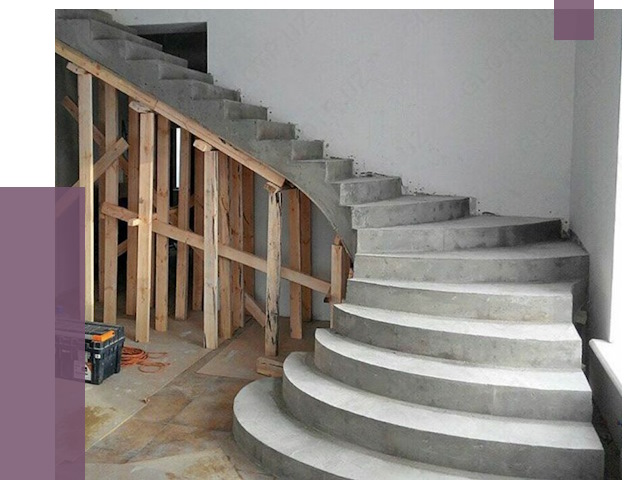 Изготовление бетонных лестниц под ключ в Стерлитамаке от 20083 руб. | ПРОЛЁТ-Стм
