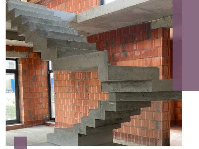 Изготовление бетонных лестниц под ключ в Стерлитамаке