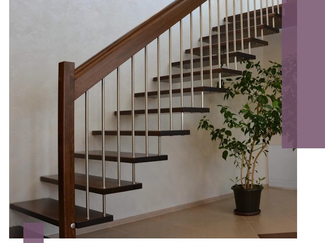 Лестницы на больцах под ключ в Стерлитамаке – изготовление и монтаж