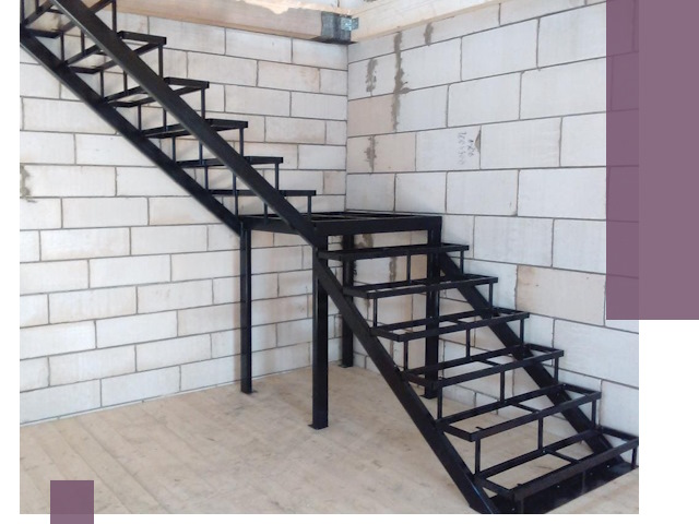 Лестницы на металлокаркасе под ключ в Стерлитамаке — изготовление и монтаж