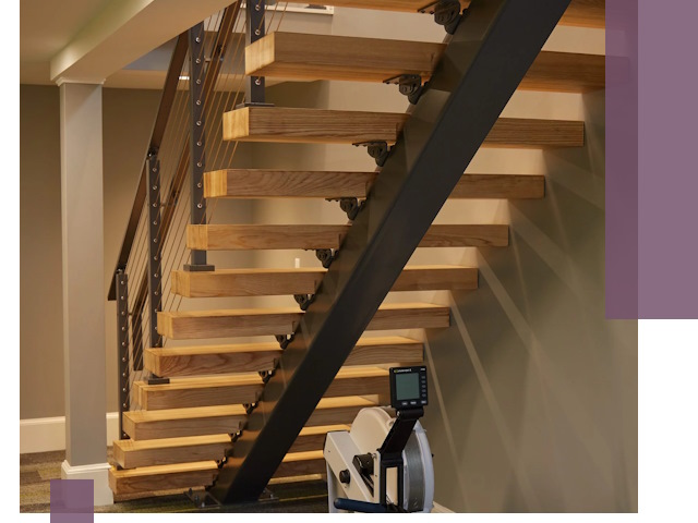 Лестницы на монокосоурах под ключ в Стерлитамаке - изготовление и монтаж