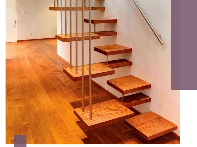 Лестницы «гусиный шаг» на заказ в Стерлитамаке для узких пространств