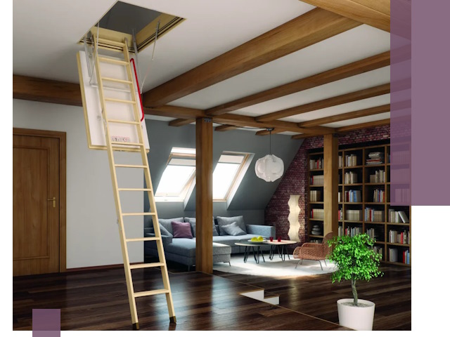 Чердачные лестницы под ключ в Стерлитамаке: изготовление и монтаж