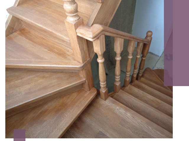 Дубовые лестницы под ключ в Стерлитамаке: изготовление и монтаж