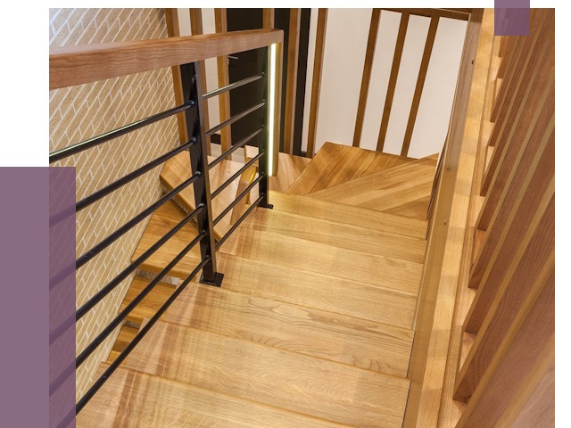 Лестницы из ясеня в Стерлитамаке под ключ от 10093 руб. 