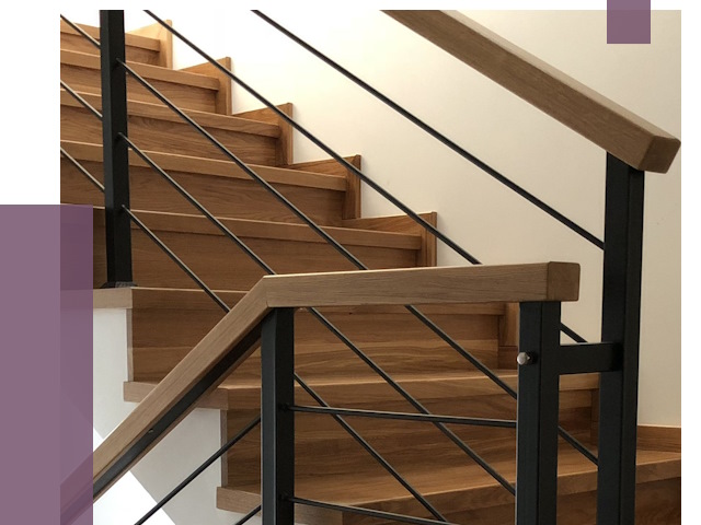 Обшивка металлической лестницы деревом в Стерлитамаке от 4377 руб. 