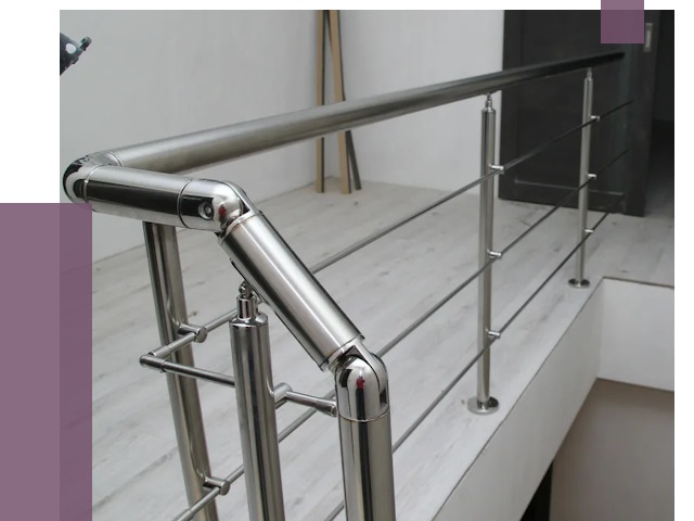 Перила из нержавеющей стали в Стерлитамаке от 9063 руб. под ключ | ПРОЛЁТ-Стм
