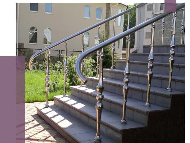 Перила для крыльца в Стерлитамаке от 10814 руб. — монтаж ПРОЛЁТ-Стм