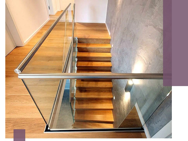 Перила для лестницы в доме — изготовление и монтаж в Стерлитамаке