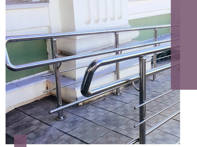 Ограждения пандусов из металла и нержавейки в Стерлитамаке