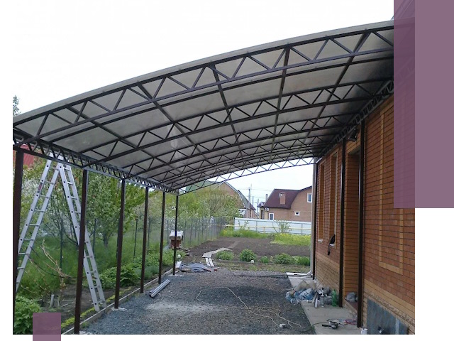 Профессиональный монтаж навесов под ключ в Стерлитамаке