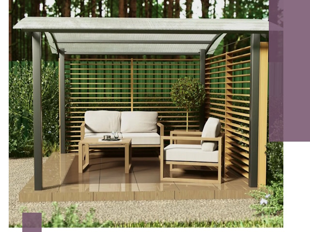 Навесы для дачи в Стерлитамаке: изготовление, монтаж и демонтаж