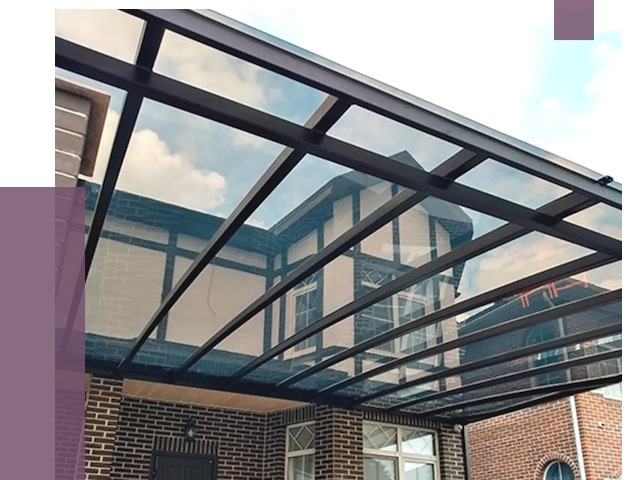 Навесы из поликарбоната в Стерлитамаке от 8672 руб. под ключ — ПРОЛЁТ-Стм