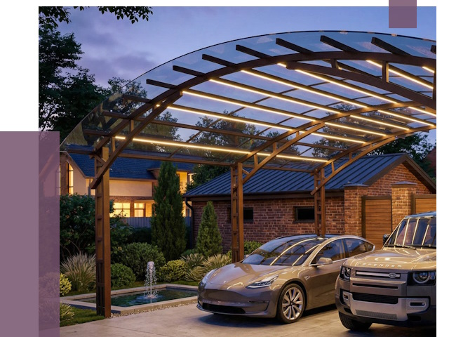 Металлические навесы в Стерлитамаке от 12771 руб. под ключ — ПРОЛЁТ-Стм