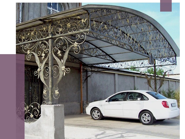 Кованые навесы в Стерлитамаке от 14676 руб. | ПРОЛЁТ-Стм