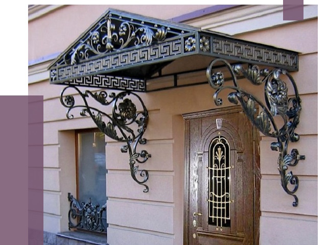 Кованые козырьки в Стерлитамаке под ключ от 12822 руб. — ПРОЛЁТ