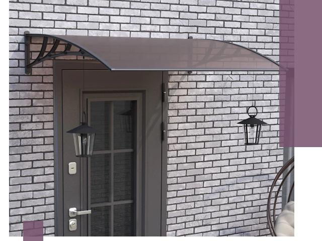 Недорогие козырьки и навесы под ключ в Стерлитамаке