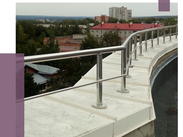 Парапеты и ограждения кровли в Стерлитамаке от 4995 руб.
