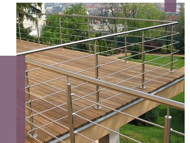 Алюминиевые парапеты в Стерлитамаке под ключ от 7827 руб. 