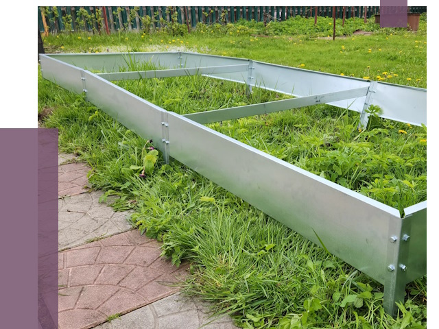 Металлические бордюры для грядок в Стерлитамаке от 1802 руб.